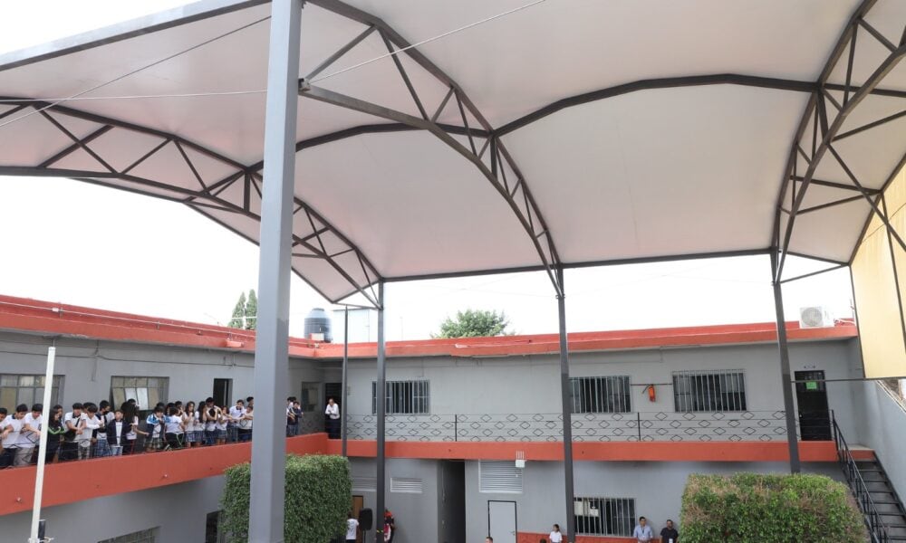 Obras en la secundaria mixta 54 de analco