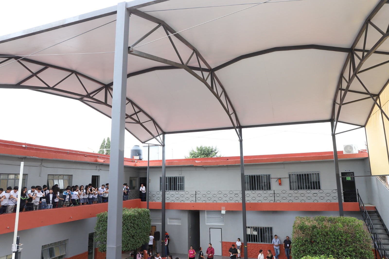 Obras en la secundaria mixta 54 de analco