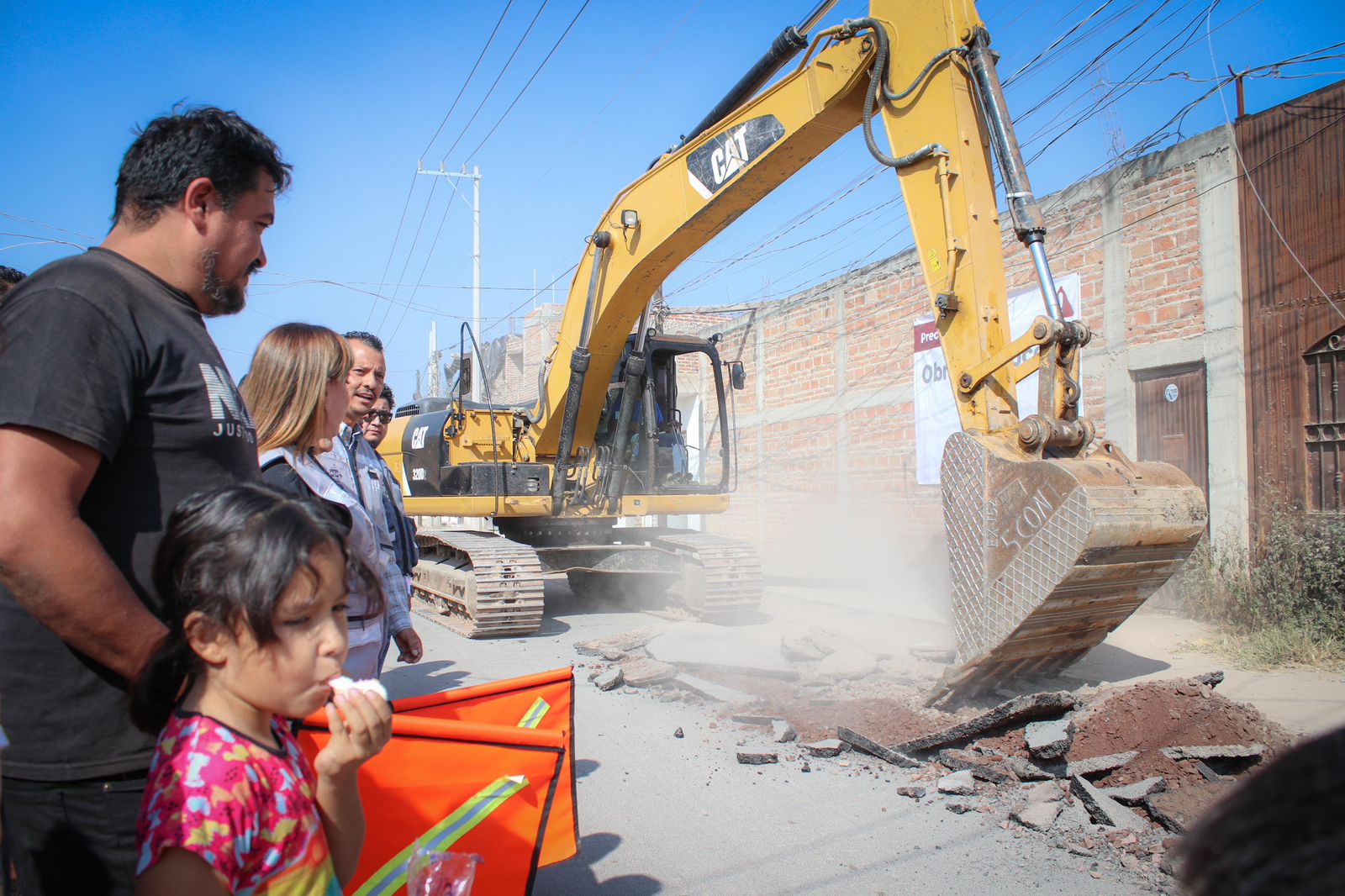 Arranca rehabilitación de la calle San Onofre en El Salto