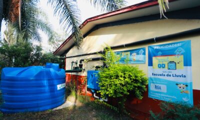 Instalan nido de lluvia en secundaria de Santa Cruz del Valle