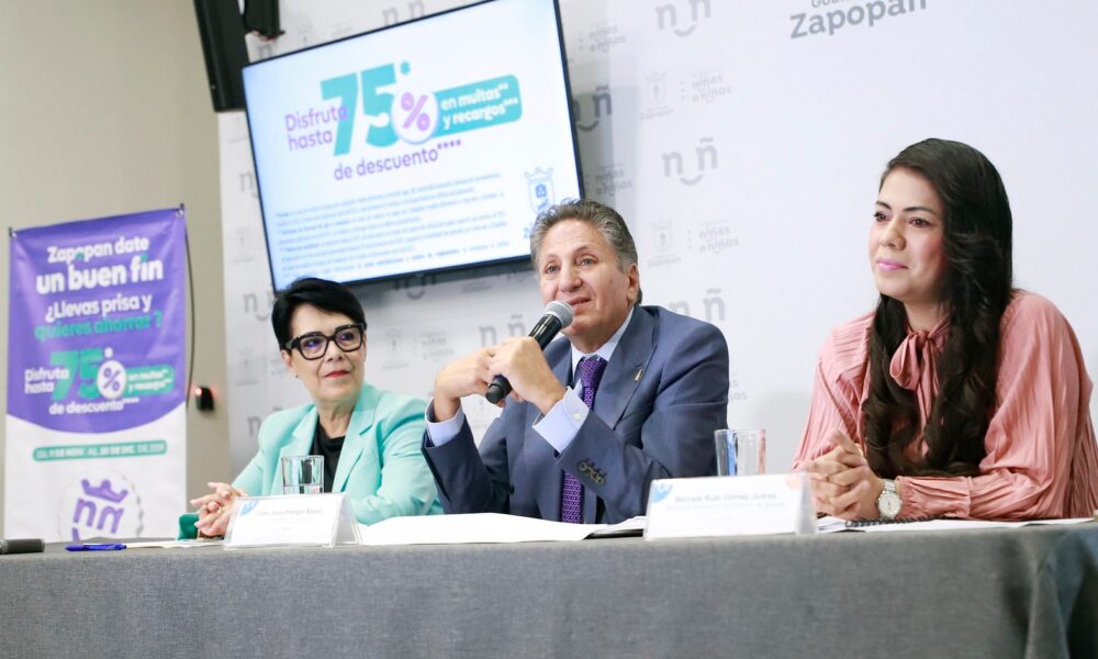 Buen Fin: Zapopan ofrece descuentos de hasta 75% en multas y recargos