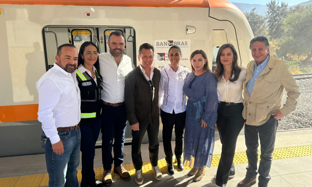 Sheinbaum supervisa avances de Línea 4 y anuncia que va Línea 5