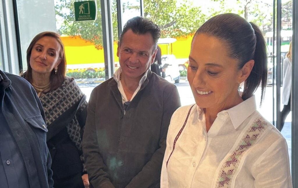 Claudia Sheinbaum Pardo, supervisó los avances de la construcción de la Línea 4