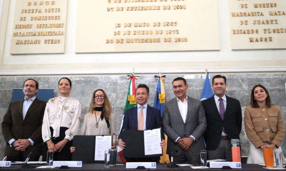Jalisco firma convenio con OIM para atención a migrantes repatriados
