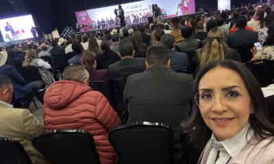 Laura Imelda acude a encuentro nacional con Sheinbaum