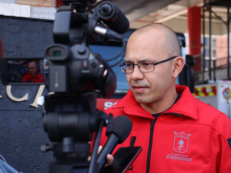 Mario Alberto Espinosa Ceballos, coordinador municipal de Protección Civil y Bomberos de Zapopan