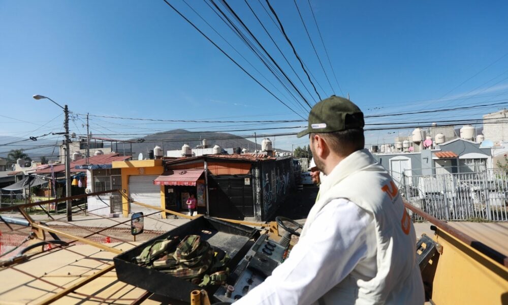 Quirino Velázquez supervisa obra de 4.9 mdp en Hacienda de los Eucaliptos