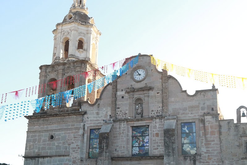 Templo de Cajititlán sede de la fiesta de los Reyes Magos