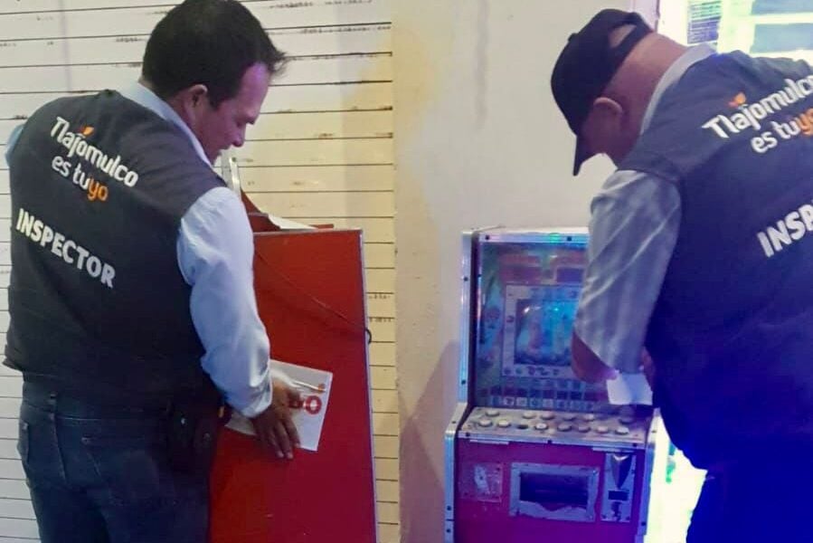 Tlajomulco asegura 27 maquinitas tragamonedas