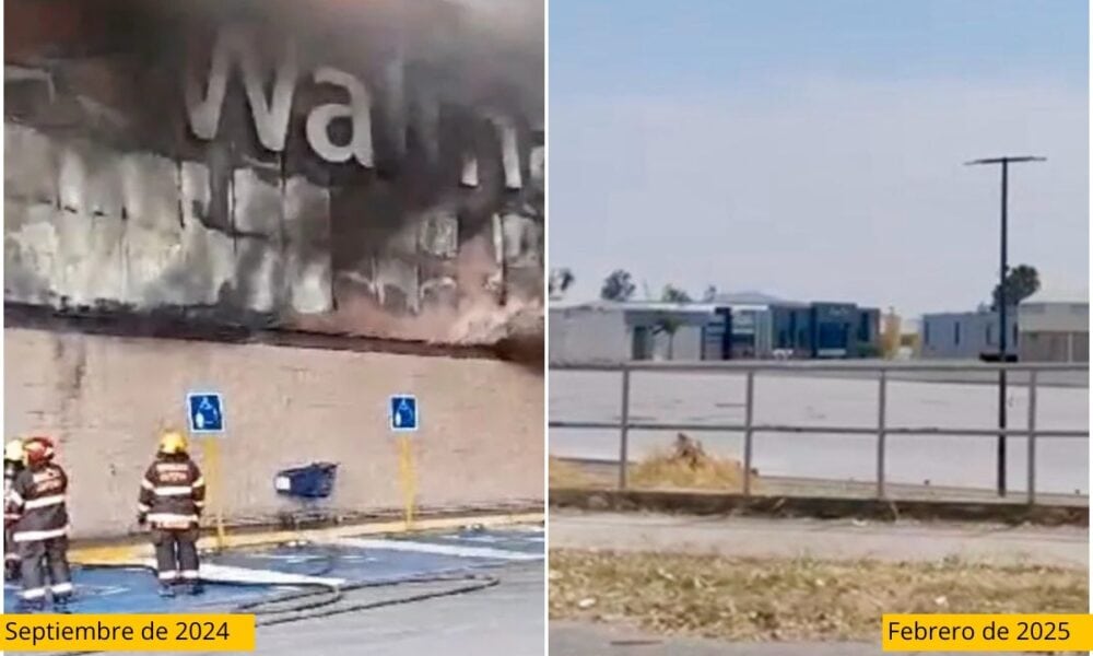 Los trabajos de limpieza de los escombros del supermercado Walmart concluyeron