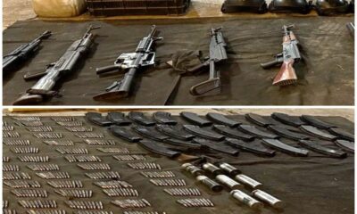 GN detiene a cuatro en Tala; asegura lanzagranadas y 700 cartuchos