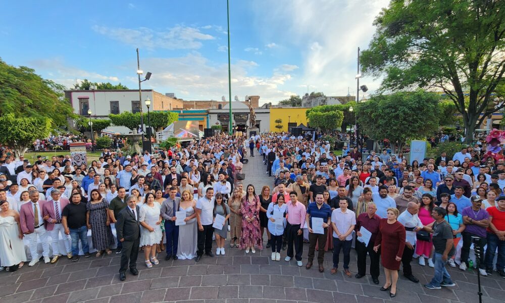 Día del Amor y la Amistad: Más de 300 parejas se casaron en Tlaquepaque