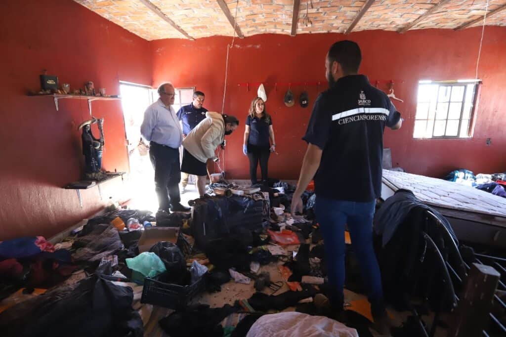 Fiscalía ubica seis lotes óseos en el rancho de Teuchitlán