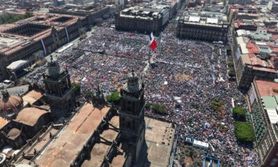 sheinbaum abarrota el zocalo
