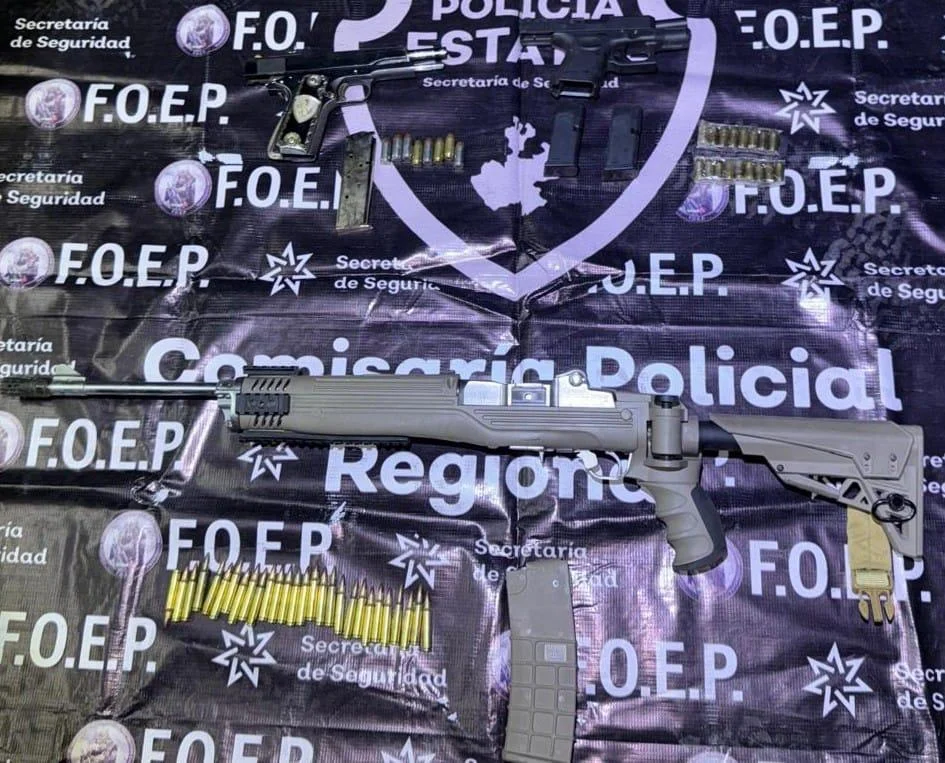 decomisan armas