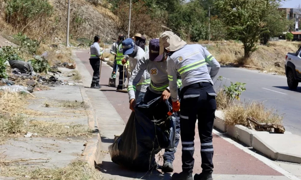 limpieza de ciclovías