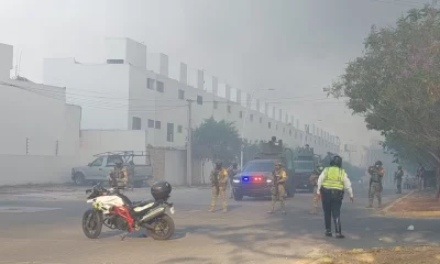 incendio en colonia Alamo Industrial