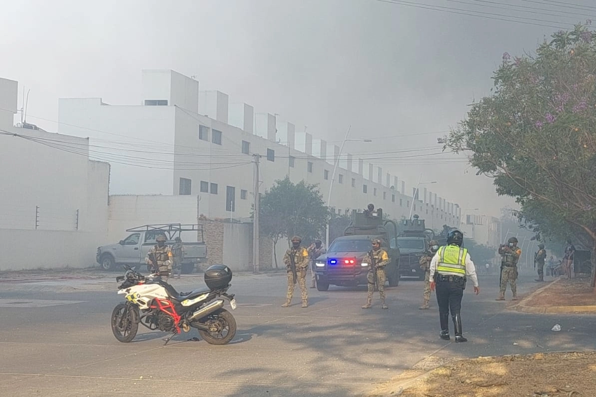 incendio en colonia Alamo Industrial