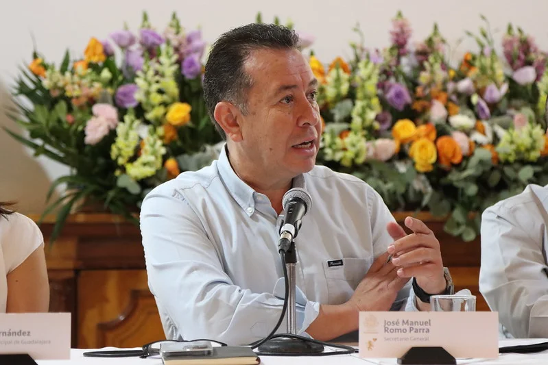 Secretario general del Gobierno de Guadalajara, Manuel Romo