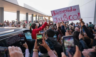 La presidenta de México, Claudia Sheinbaum, visita Jalisco