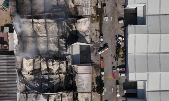 incendio en colonia alamo industrial