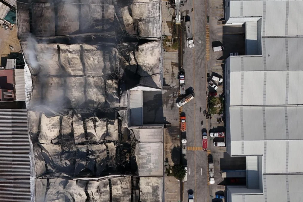 incendio en colonia alamo industrial