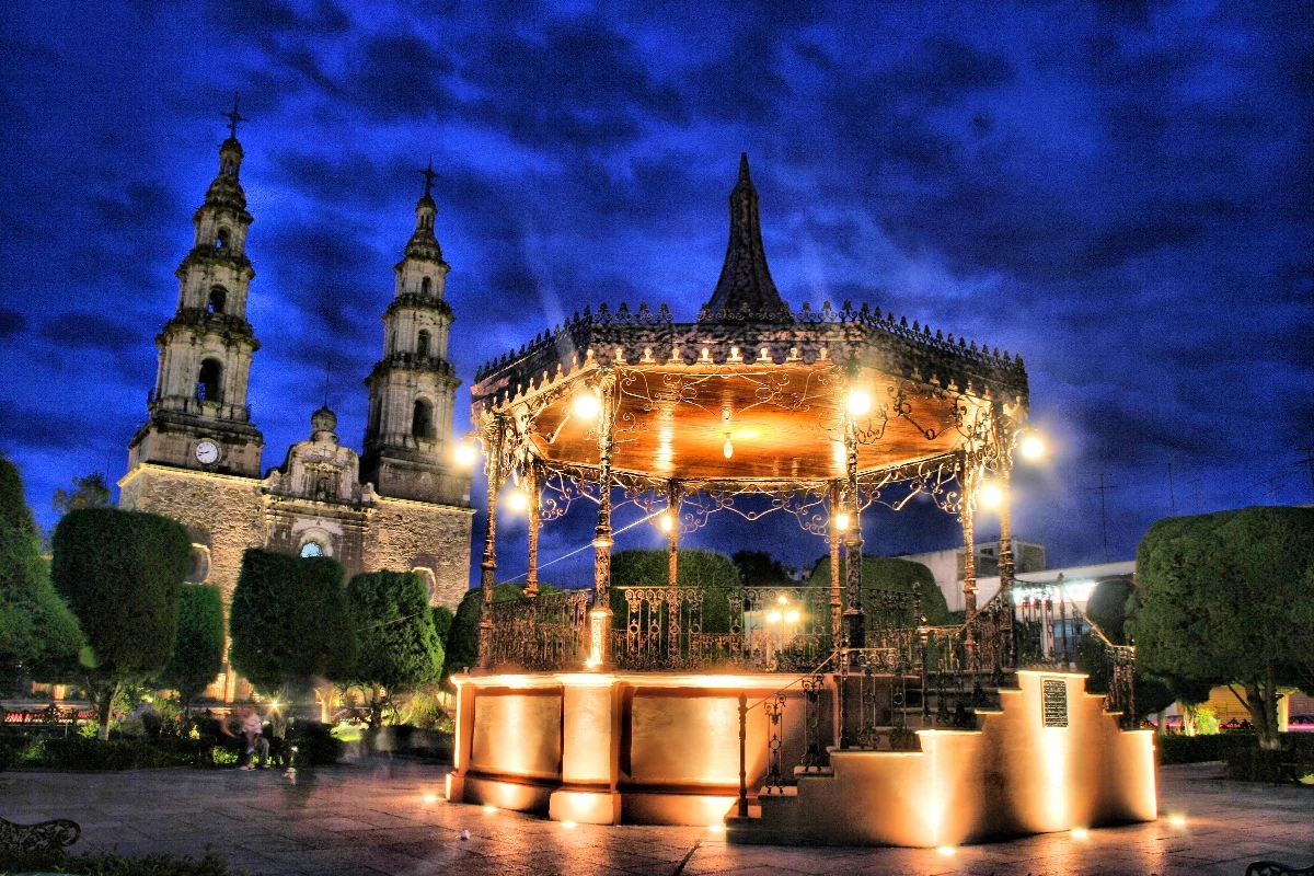 El centro de Villa Hidalgo Jalisco