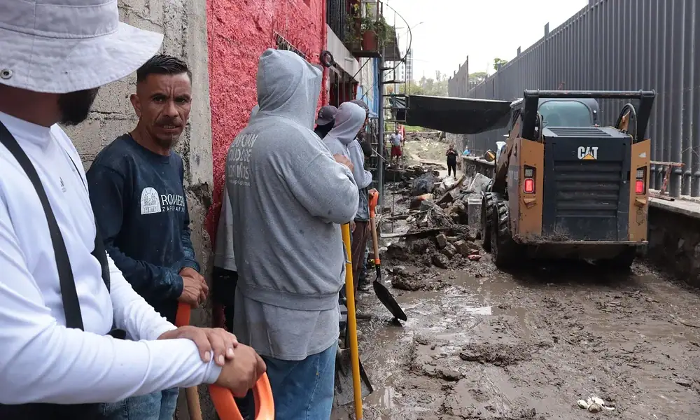 Colonias afectadas por las lluvias en Zapopan