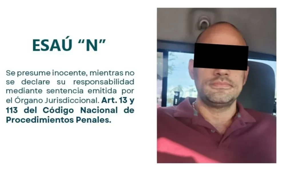 Esau N detenido por abuso sexual infantil