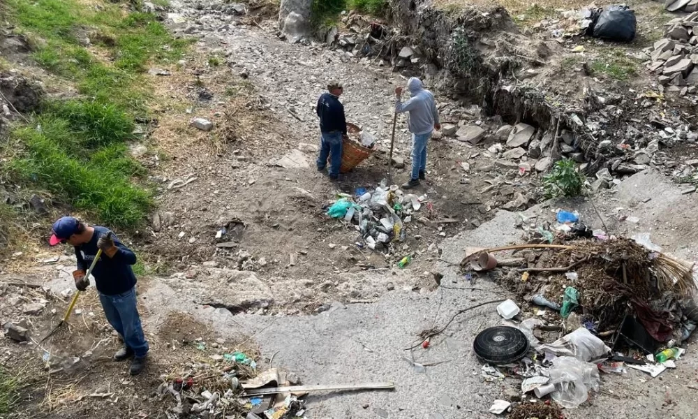 labores de limpieza en cauces de zapopan
