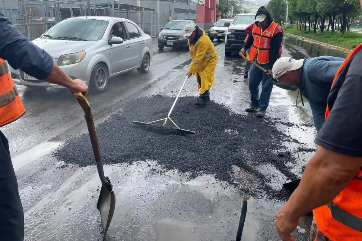 Acciones de bacheo en Guadalajara