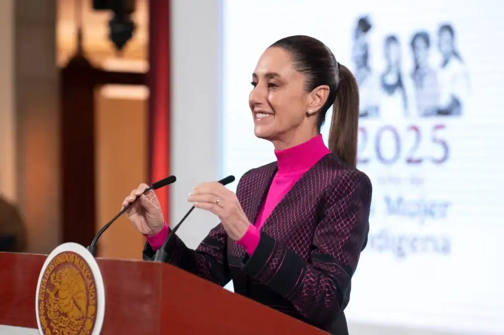 La Presidenta Claudia Sheinbaum detalla estrategia contra la extorsión.