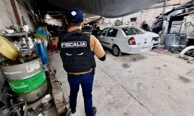 Elemento de la Fiscalía de Jalisco en el operativo de búsqueda del feminicida