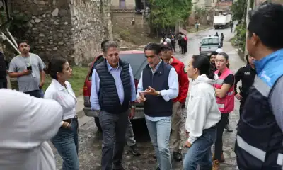 El alcalde de Zapopan, Juan José Frangie, visita la Martinica para supervisar apoyos