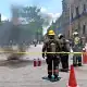 Bomberos de Guadalajara atienden incendio en el Centro