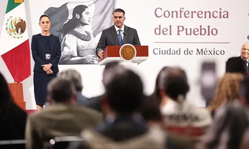 Omar García Harfuch, secretario de Seguridad y Protección Ciudadana del Gobierno de México informó sobre la Estrategia Nacional contra la Extorsión
