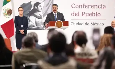 Omar García Harfuch, secretario de Seguridad y Protección Ciudadana del Gobierno de México informó sobre la Estrategia Nacional contra la Extorsión