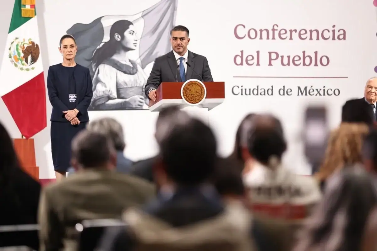 Omar García Harfuch, secretario de Seguridad y Protección Ciudadana del Gobierno de México informó sobre la Estrategia Nacional contra la Extorsión
