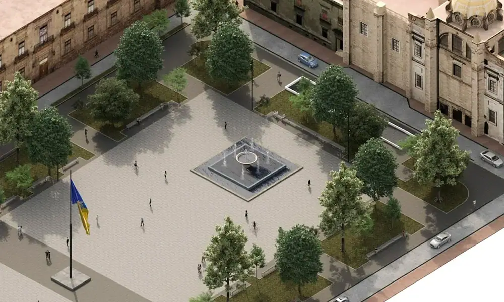 obras en centro histórico tapatío