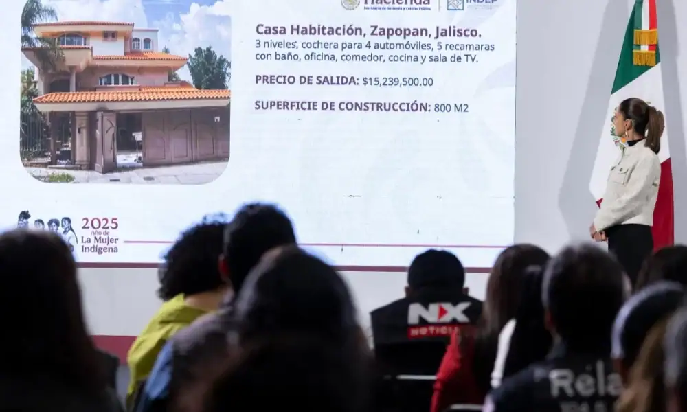 Presentan casa en Zapopan que será subastada