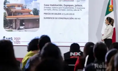Presentan casa en Zapopan que será subastada
