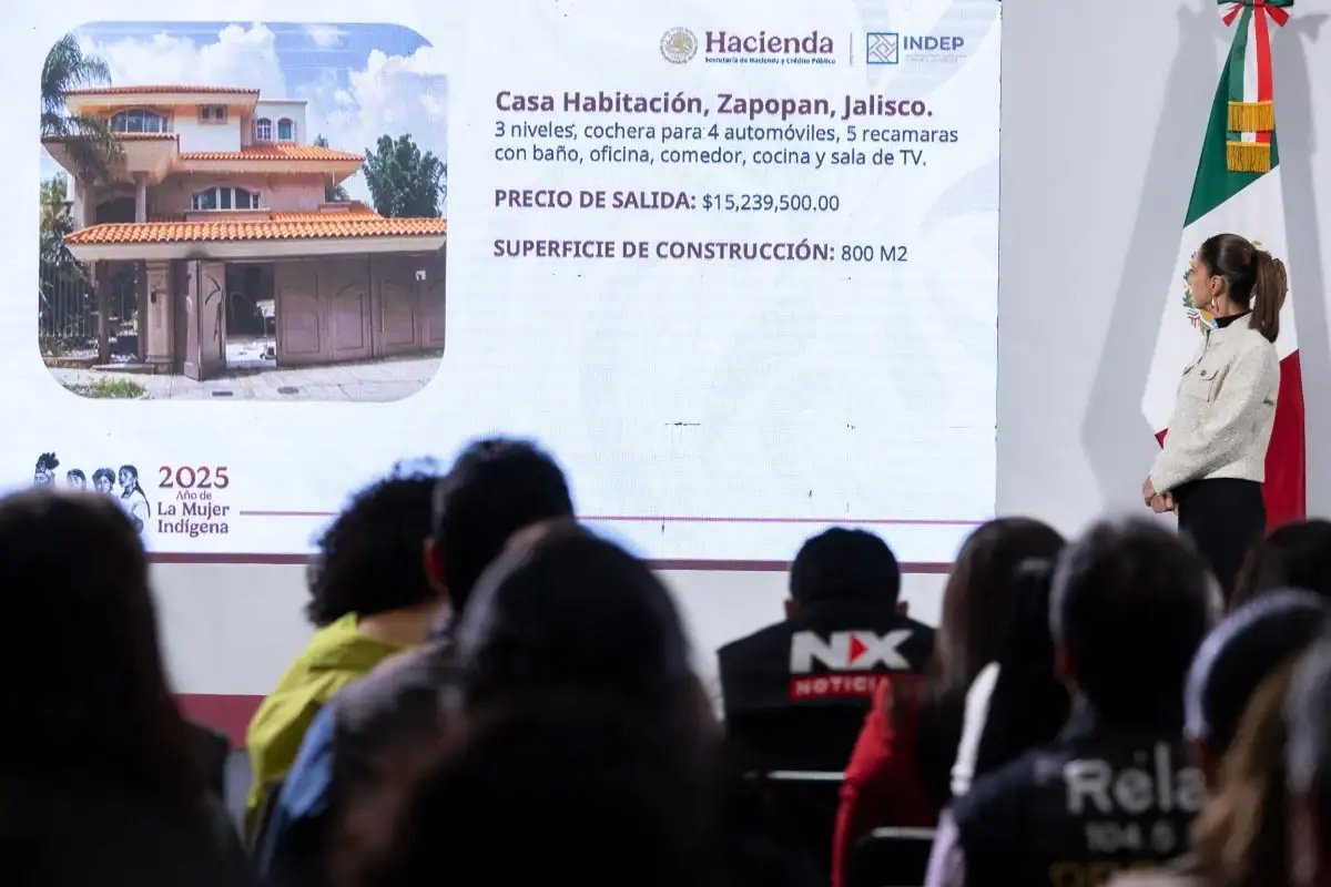 Presentan casa en Zapopan que será subastada
