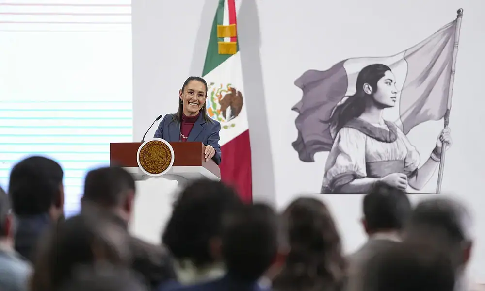 Claudia Sheinbaum anuncia que los trabajadores de apps ya tienen seguro