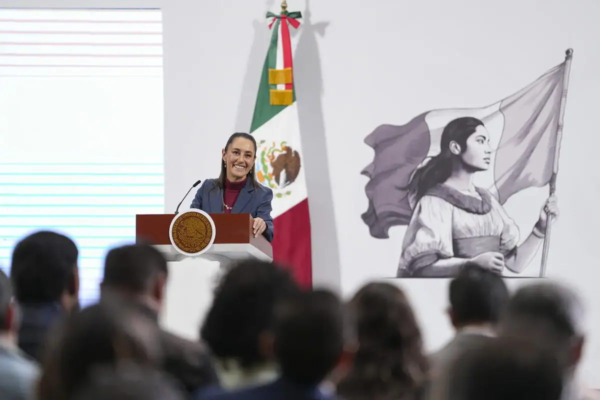 Claudia Sheinbaum anuncia que los trabajadores de apps ya tienen seguro