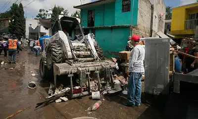Afectaciones por lluvia en la Martinica