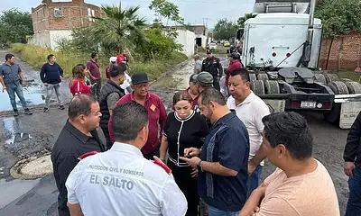 Comienza entrega de apoyos a damnificados en El Salto