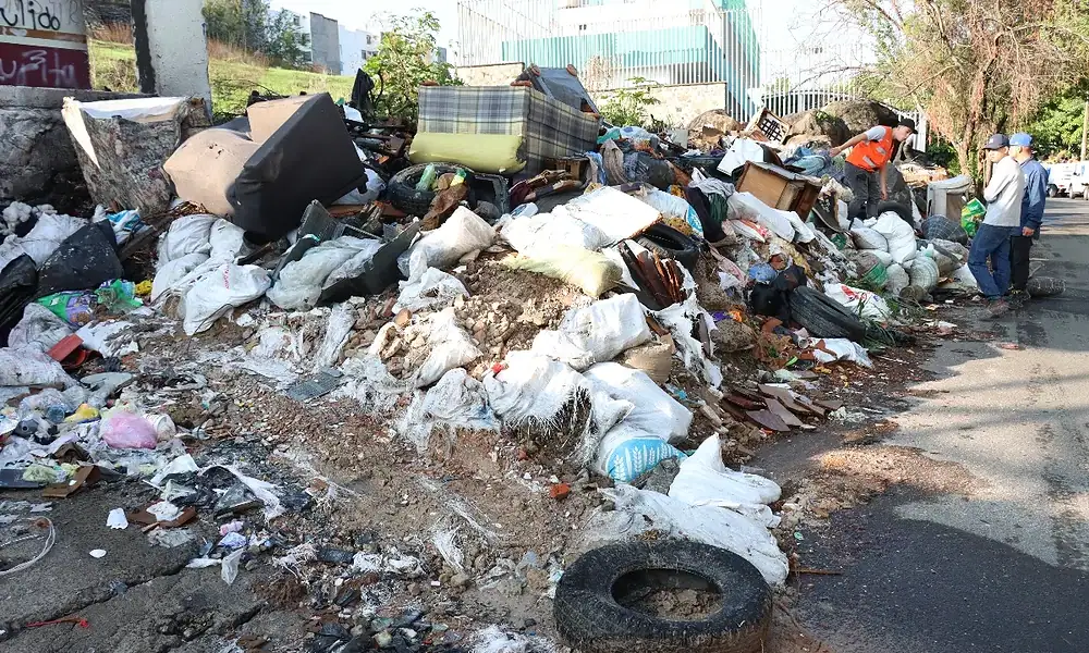 600 toneladas de basura en Guadalajara