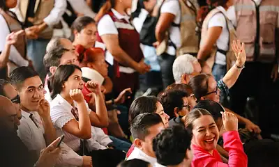 Simpatizantes de Lemus y Morena