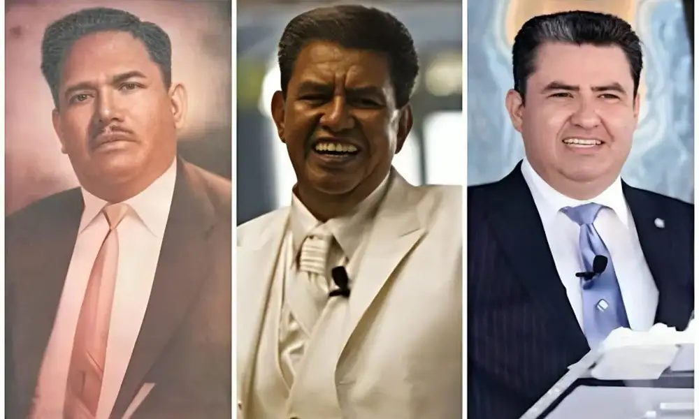 Los tres dirigentes de La Luz del Mundo