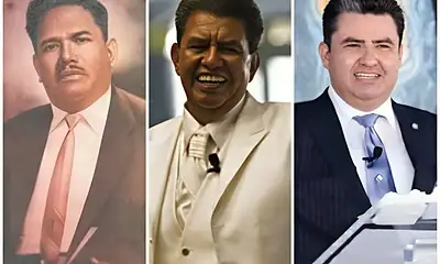 Los tres dirigentes de La Luz del Mundo